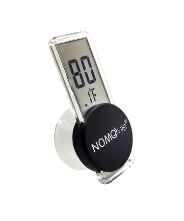 NOMOY PET Reptile Terrarium Thermometer, Rearing Box Digital Temperature Monitor with Suction Cup, Suitable for Snake Turtle Frog Lizard Spider Beard Dragon Chameleon Habitat Cage & Tank Accessories 1 Pack