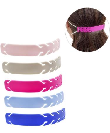 Solustrie 20 Pc Leather Mask Earrings & Facial Accessories - Hearing Protection Ear Extensions and Adjustable Elastic Bands for Ultimate Comfort - Buy Online on GoSupps.com