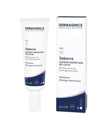 DERMASENCE DERMASENCE Seborra Tinted Day Cream SPF 50 30ml tinted face cream mattifying and anti-redness face cream for oily skin SPF 50 face cream for high protection