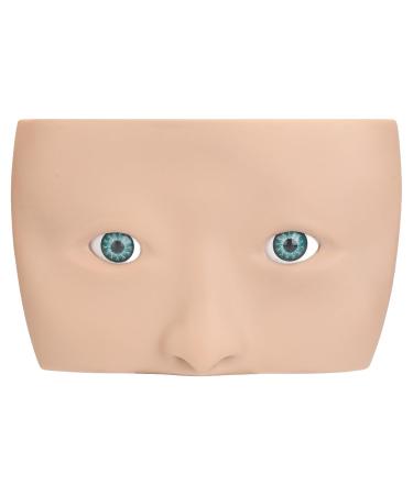 Makeup Practicing Face Board - Reusable & Washable Plastic for Makeup Artists | Light Brown - Buy Online on GoSupps.com