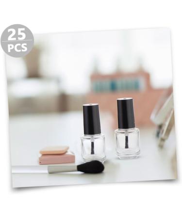 Lot de 25 Flacons Vides pour Vernis Ongles 5Ml en Verre Bouchon en Aluminium lectrolytique Distributeurs tanches pour Gel et Vernis Accessoires Manucure Pratiques - Buy Online on GoSupps.com