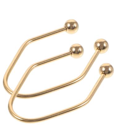 Lot de 2 Appareils Fossettes Joues en Acier Inoxydable Outil d'Exercice Facial R glable pour Modelage et Massage du Visage Usage Maison et Voyage Dispositif M tal pour