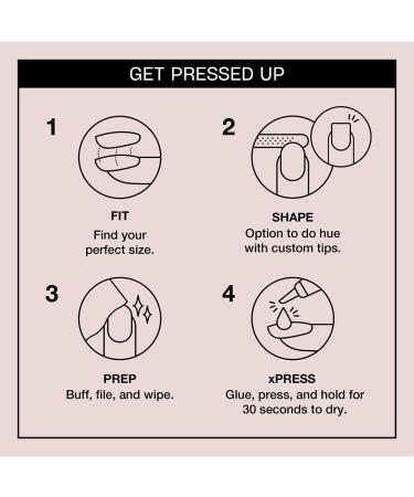 OPI xPRESS/ON Long Coffin Press On Nails - Reusable Nail Art with Glue | Throw Me a Kiss | Durable & Non-Damaging - Buy Online on GoSupps.com