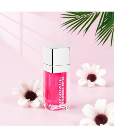AOOWU Tinted Plumping Lip Oil - Cherry Red | Long Lasting Hydrating Lip Gloss for Women - Buy Online on GoSupps.com