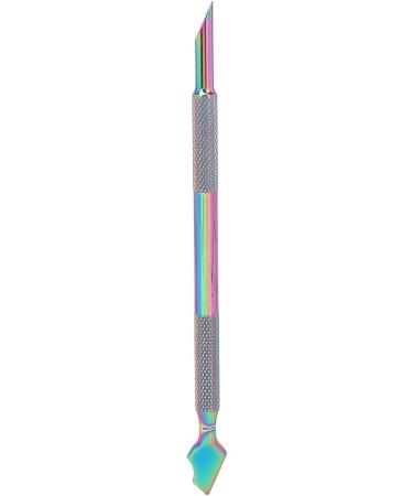 Stainless Steel Cuticle Pusher Dual Sided Nail Art Tool Edge Spoon Shaped Remover and Cleaner for Manicure Professional Grade Durable and Hygienic Ideal for Home and Salon Use - Buy Online on GoSupps.com