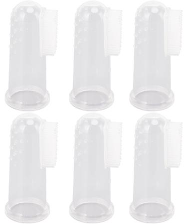 6-Piece Infant Finger & Baby Toothbrush Set | Safe Silicone Early Oral Hygiene Training - Buy Online on GoSupps.com
