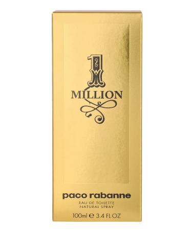 Paco Rabanne 1 Million Eau de Toilette for Men - 3.4 oz - Buy Online on GoSupps.com