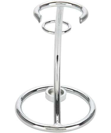Shaving Brush Stand Stainless Steel Durable Shave Tool Kit 2 IN 1 Portable Curved Shaving Brush Manual Razors Stand Holder for Men Home Use Hotel Use(#1) - Buy Online on GoSupps.com