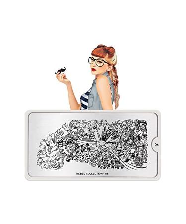 Moyou Stamping Schablone - Rebel 06