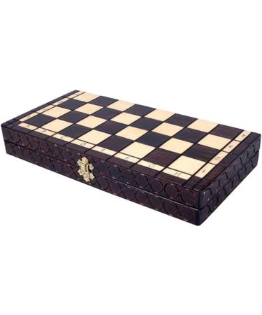 Chess Set Portable Folding Set with Hand Carved Chess Pieces and Beech Chessboard Decor Gift Board Game Chess Pieces (Size : 36cm) (36cm) - Buy Online on GoSupps.com