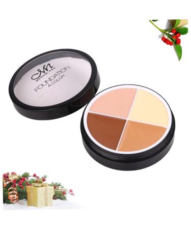 Hemoton 4 Cream Palette Makeup Concealer Kit - Camouflage Concealer for Women | High Coverage Foundation Cream for Flawless Skin - Buy Online on GoSupps.com