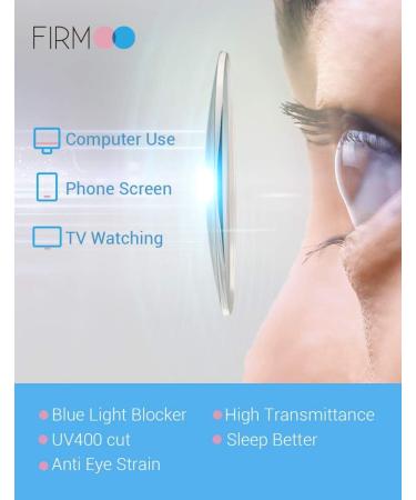 Firmoo 1.5x Blue Light Blocking Glasses Non-Prescription Silver-Gold | Reduce Eye Fatigue & Headaches | Shop Internationally - Buy Online on GoSupps.com