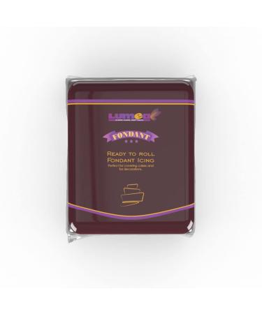 Dekozauber24 Premium Fondant 250g 19 colors rolled fondant soft and flexible cake decoration (brown) - Buy Online on GoSupps.com