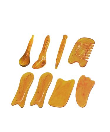 Acupuncture tools 8PCs Gua Sha Charge Plate Massage tools Guasha Schaber Bord for acupuncture therapy trigger point treatment on face arm back eyes
