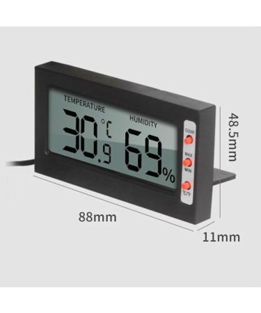 POPETPOP Reptile Pet Digital Hygrometer Aquarium Humidifier for Lizard Gecko Snake Tortoise Reptiles Thermostat - Buy Online on GoSupps.com