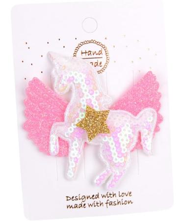 Beaupretty Kids Baby Girls Hair Clips Baby Hair Glitter Hair Bows little girls sequin hair clips unicorn hair pins No Slip Hair Pin bow for hair girl bows kids hairpin child side clip Pins - Buy Online on GoSupps.com