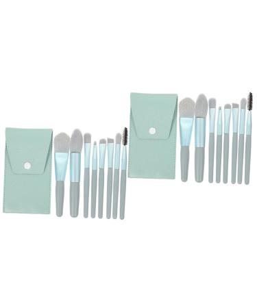 minkissy 2 Sets Travel Makeup Makeup Brush for Women Portable Brush Supple Makeup Brush Eyeshadow Blush Brush Cosmetics Cosmetic Brush Girls Miss Fiber Wool Makeup Brush Sets Major
