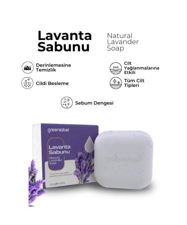 Buy Lavender Soap - Natural Sebum & Moisture Balancer - 120g | International Shipping Available - Buy Online on GoSupps.com
