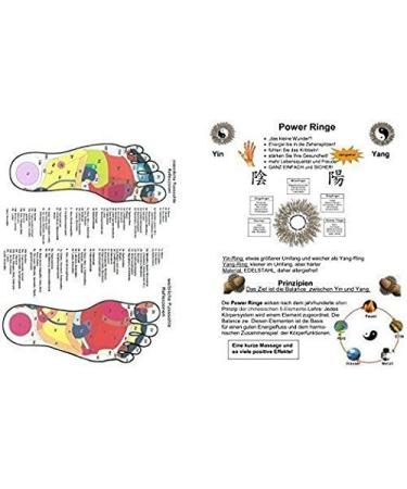 Chi Enterprise Premium Massaging Anti-Stress Ring Set | Acupressure Anxiety Relief | 20 Silver Rings (10 Small 10 Large) - Buy Online on GoSupps.com