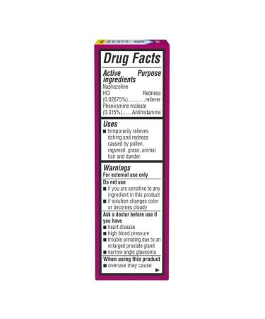 Bausch & Lomb Opcon-A Eye Drops .5oz - 1 Unit | Part No. 614115 - Buy Online on GoSupps.com