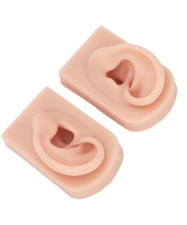 Flexible Reusable Silicone Ear Model (Middle Skin Color) - 1 Pair for Teachers and Salons - Buy Online on GoSupps.com