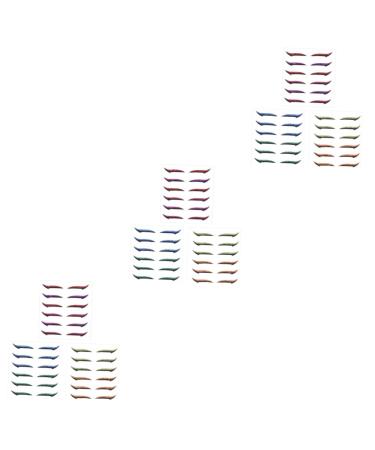 TOVINANNA 54 Pairs Anti Sweat Eyeliner Purple Stickers Eyeliner Tape Double Eyelid Eye Makeup Stickers Man