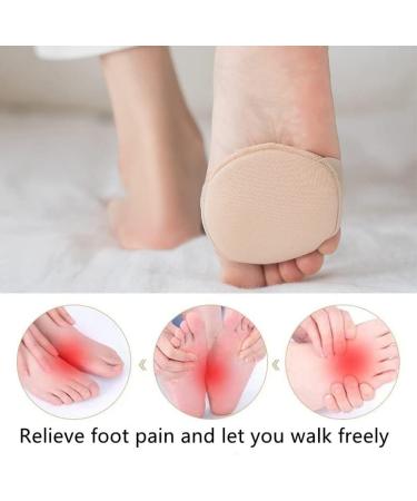 Soleful Solutions High Heel Metatarsal Pads & Invisible Toe Socks (5Pairs Beige) - Buy Online on GoSupps.com