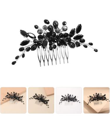 Amosfun Side Hair Combs Wedding Hair Comb Hair Toppers Decor Bridal Rhinestone Hair Comb Wedding Rhinestone Hair Comb Manual Headgear Crystal Dish Hair Accessories Bride Metal - Buy Online on GoSupps.com