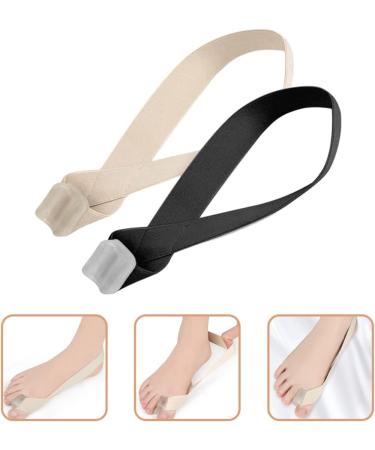 Minkissy Pedicure Kit - Bunion Corrector Orthopedic Splint for Big Toe Straightening and Bunion Relief - Foot Brace Support for Nail Techs - 2pcs Set - 18.5x2.3cm - Buy Online on GoSupps.com