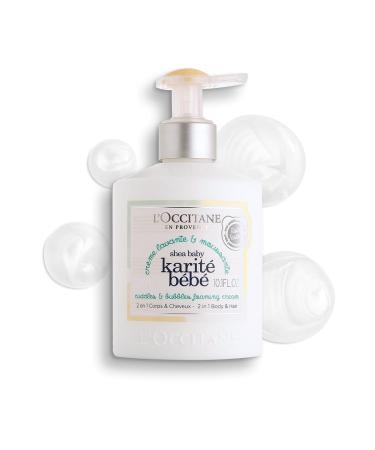 L'Occitane Shea Baby Foaming Bath Cream Wash 10.1 Fl Oz - Gentle and Nourishing Formula - Buy Online on GoSupps.com