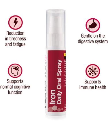 2 x BetterYou Iron Daily Oral Spray 25ml - Buy Online on GoSupps.com