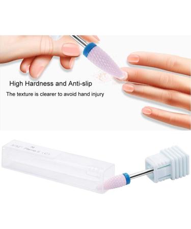 Nail shop professional nail polisher nail manicure tool 5 Types Ceramic Cylinder Shape Grinding Head Nail Drill Bit for Nail Polishing Manicure Tools(03#) - Buy Online on GoSupps.com