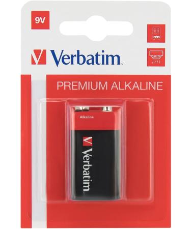 Buy Verbatim 49924 9V Alkaline Batteries for High Performance | International Shipping Available - Buy Online on GoSupps.com