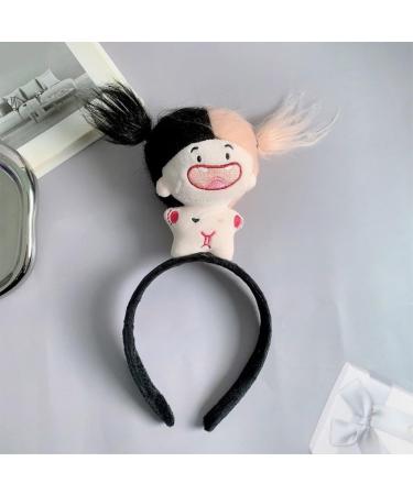 TQUXNGA Creative Sausage Mouth Hairband Women Student Photography Hairband Stuffed Shape Headbands for Washing Face Ugly Doll Doll Dark - Buy Online on GoSupps.com