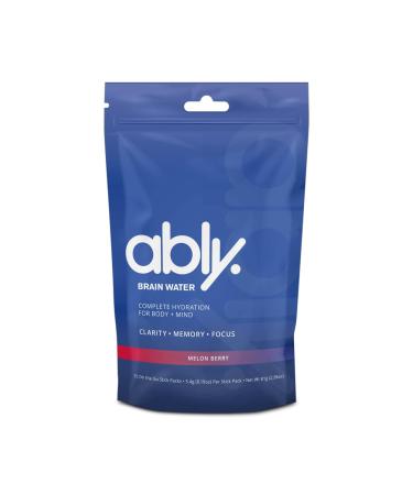 Buy Ably Brain Water - Melon Berry | Boost Focus & Hydration | Ship Worldwide - Buy Online on GoSupps.com
