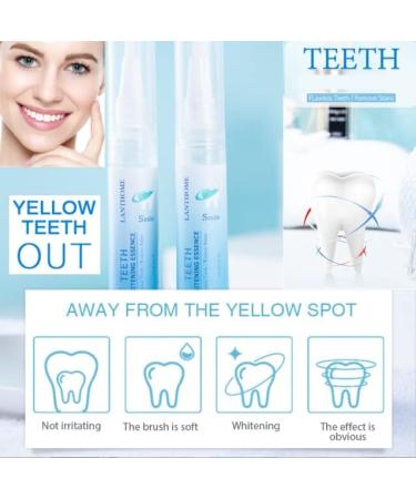 LANTHOME Teeth Whitening Kit: Herbaluxy Essence & Pen with Purely White Deluxe Formula - Nutty Buzzy Teeth Whitening Set - Buy Online on GoSupps.com