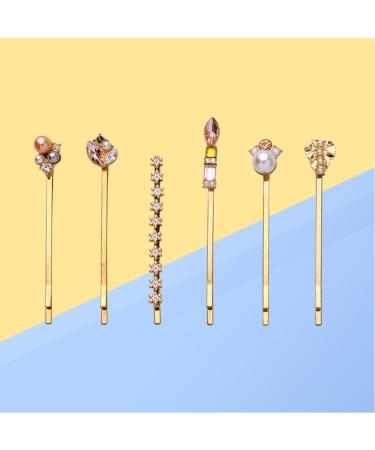 Beaupretty Hair pearl hair barrettes pearl hair Hairpins for girls Party hair s rhinestone hair rhinestone barrettes rhinestone hairpins girls hair s rhinestones bang Clips - Buy Online on GoSupps.com