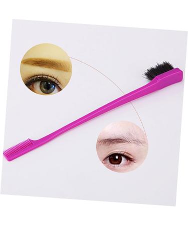 FRCOLOR 3pcs Brow Brush Set - Purple Eyebrow Grooming Tool & Comb for Perfect Brows - International Shipping Available - Buy Online on GoSupps.com