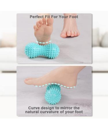 Uraqt Massage Balls Set - 3-Piece Fascia Spiked Massage Balls for Back Legs Feet & Hands - Ideal for Deep Tissue Relief - Buy Online on GoSupps.com