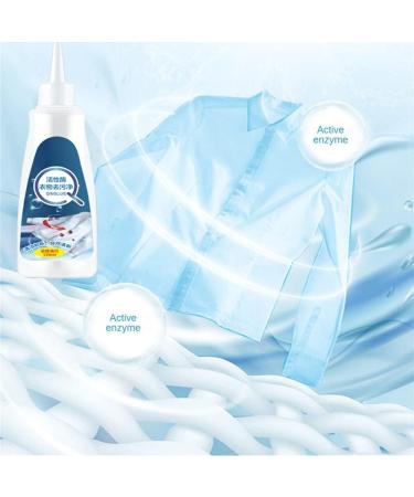 Active Enzyme Clothing Stain Remover Garment Stubborn Stain Cleaner Oil Remover Active Enzyme Laundry Stain Remover Clothing Quick Laundry Dry Cleaner (1pcs-a) - Buy Online on GoSupps.com