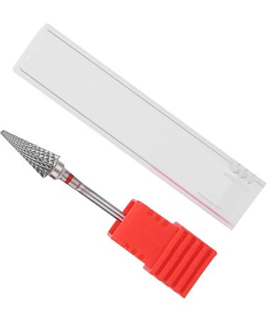 Tungsten Steel Manicure Drill Bits Perfect Grinding Effect for Processing Nails Glass Plastic Metal and More (red mark) - Buy Online on GoSupps.com