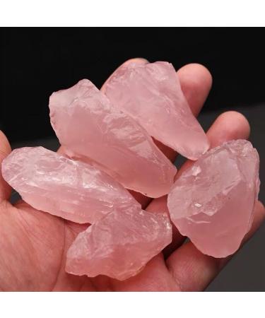 100G Natural Raw Pink Rose Quartz Crystal Rough Stone Specimen Crystal Love Natural Stones and Minerals Fish Tank Stone Crystal Decorations FZUGEDRLI 2-4pcs - Buy Online on GoSupps.com