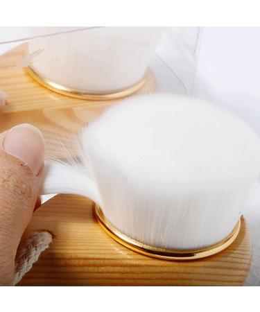 Skin Brush for Wooden Handle Facial Soft Cleansing: Face Scrubber Wash - Buy Online on GoSupps.com