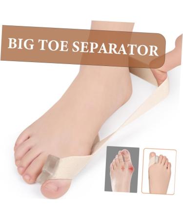 Beavorty Toe Spacer 2pcs - Orthotic Toe Separator for Plantar Fasciitis, Hammer Toe, Broken Toe - Toe Straightener and Spacer Wrap - 25.3x2.3cm - Buy Online on GoSupps.com