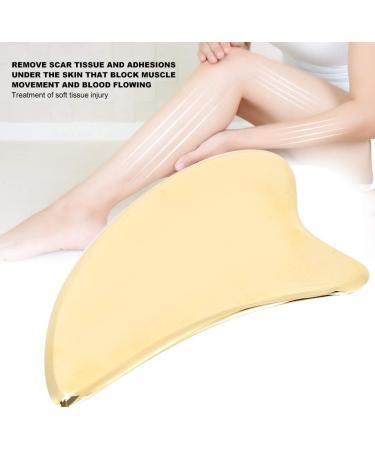 Verdant Touch Brass Gua Sha Tool - Neck Scraping Board for Muscle Pain Relief & Acupoint Massage - Buy Online on GoSupps.com