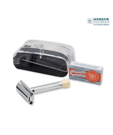 Shop Merkur Chrome-Plated Razors - Premium Shaving Experience in Silver Box | International Shipping Available - Buy Online on GoSupps.com