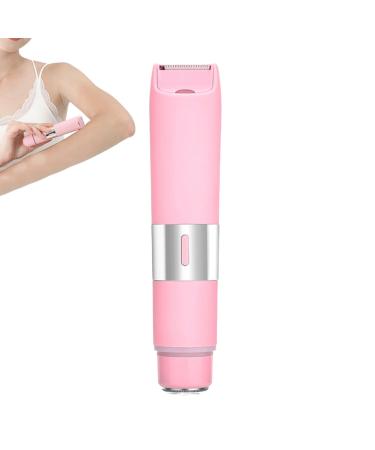 Tondeuse Poils Pubiens pour Femmes | Rasoir Double T te Imperm able pilateur Corporel pour Zone Bikini Pour Visage Jambes Aisselles Voyage Et Rouge