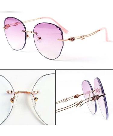 Vekker Yewear Rimless Glasses Accessories - Pink Spare Arms & Rhinestone Metal Brackets | International Shipping - Buy Online on GoSupps.com