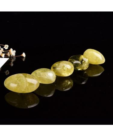 Decorative Crystal 1pc 30g/pc Natural Crystal Stone Citrine Large Grain Polished Stone for Garden Fish Tank Decoration Health Quartz Home Decor Crystal - Buy Online on GoSupps.com