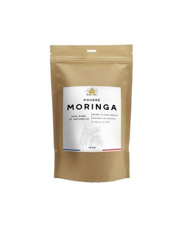 Poudre de Moringa - 100% Naturel - Pousse des cheveux Limite la chutte des cheveux Purifie la peau R duit l'apparition des rides - Tous cheveux et peaux - 100g - Marque Fran aise